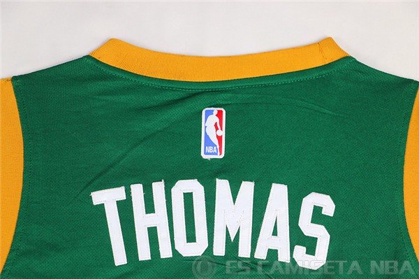 Camiseta Thomas #4 Boston Celtics Verde Phnom Penh - Haga un click en la imagen para cerrar
